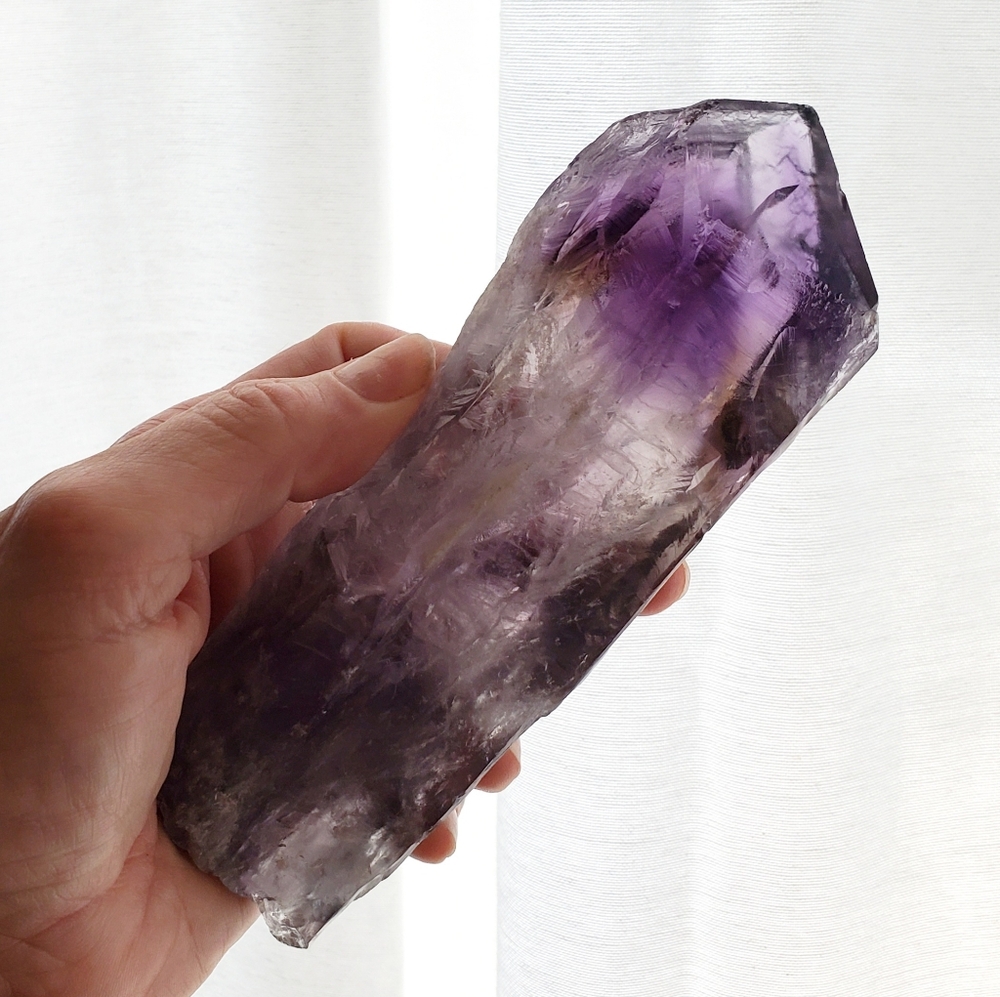 Amethyst Dragon Tooth Scepter Crystal Wand 🔮